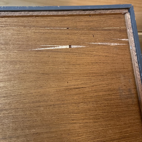 Vintage wooden tea/treat tray - Picture 4 of 6